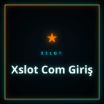 Xslot Com Giriş ekranında yer alan renkli slot oyunları ve casino logosu